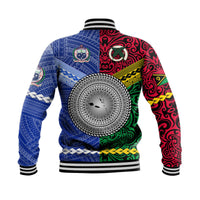 Samoa and Vanuatu Baseball Jacket Together LT8 - Wonder Print Shop