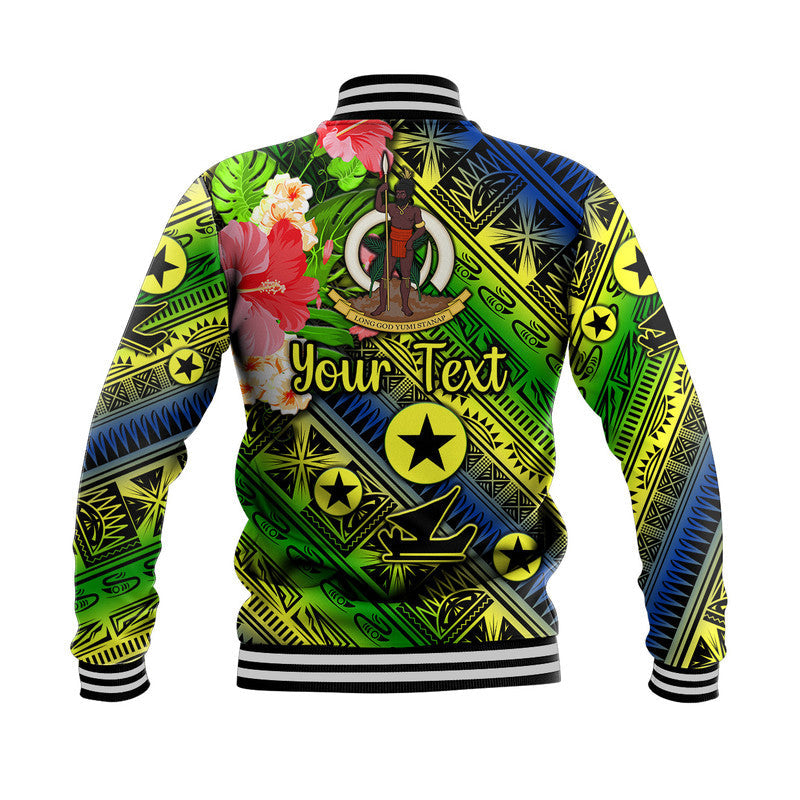(Custom Personalised) Vanuatu Malampa Baseball Jacket Independence Be Proud LT8 - Wonder Print Shop