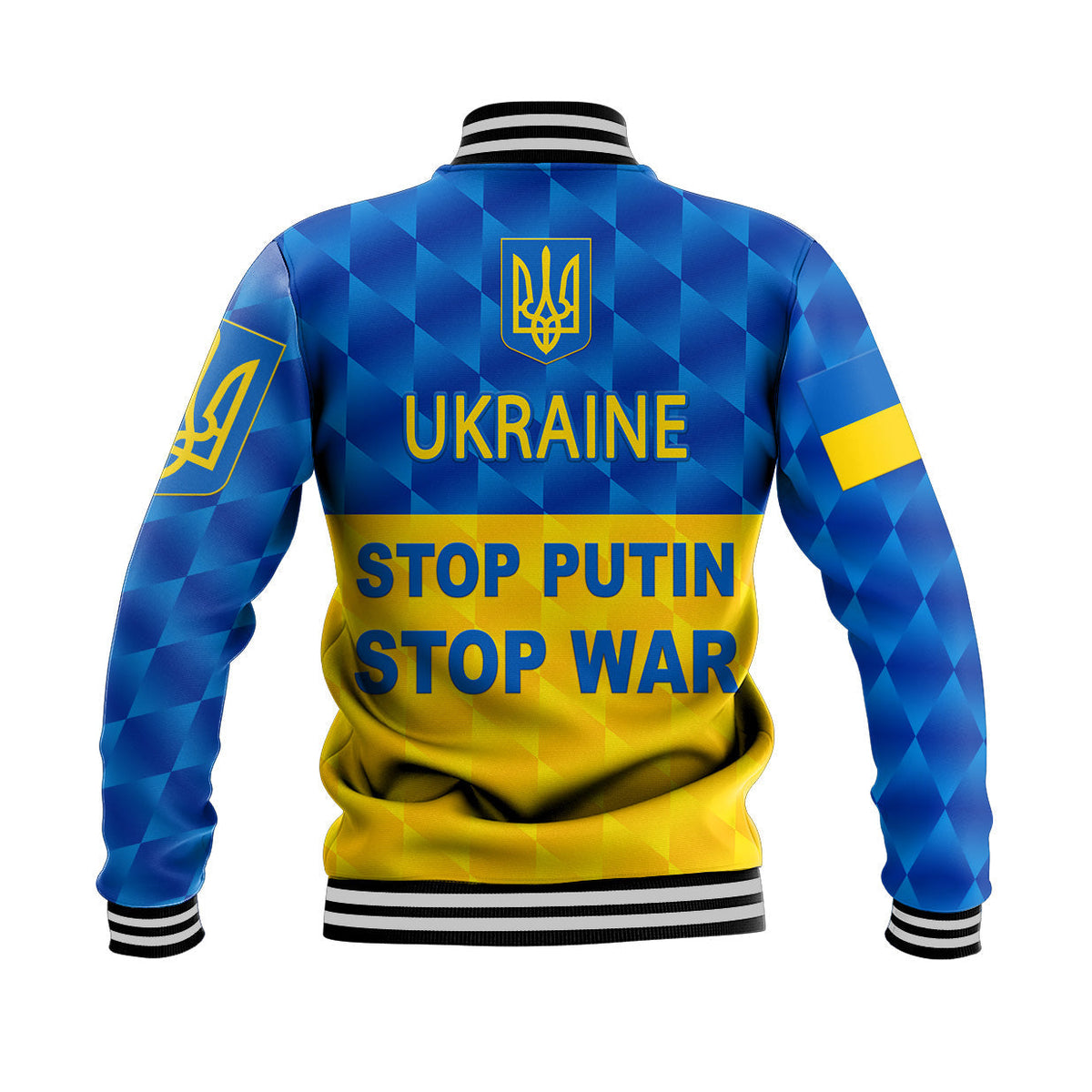 Ukraine Baseball Jacket 2022 Special Vibes LT8 - Wonder Print Shop