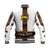 (Custom Personalised) Ethiopia Baseball Jacket Ethiopian Lion Of Judah Simple Tibeb Style - White LT8 - Wonder Print Shop