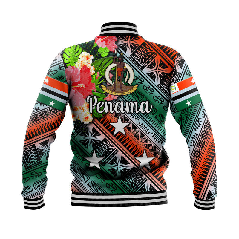 Vanuatu Penama Baseball Jacket Independence Be Proud LT8 - Wonder Print Shop