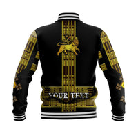 (Custom Personalised) Ethiopia Baseball Jacket Ethiopian Lion Of Judah Tibeb Vibes NO.1 Ver - Black LT8 - Wonder Print Shop