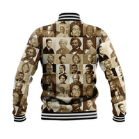 Civil Rights Leaders Baseball Jacket Portrait Version LT8 - Wonder Print Shop
