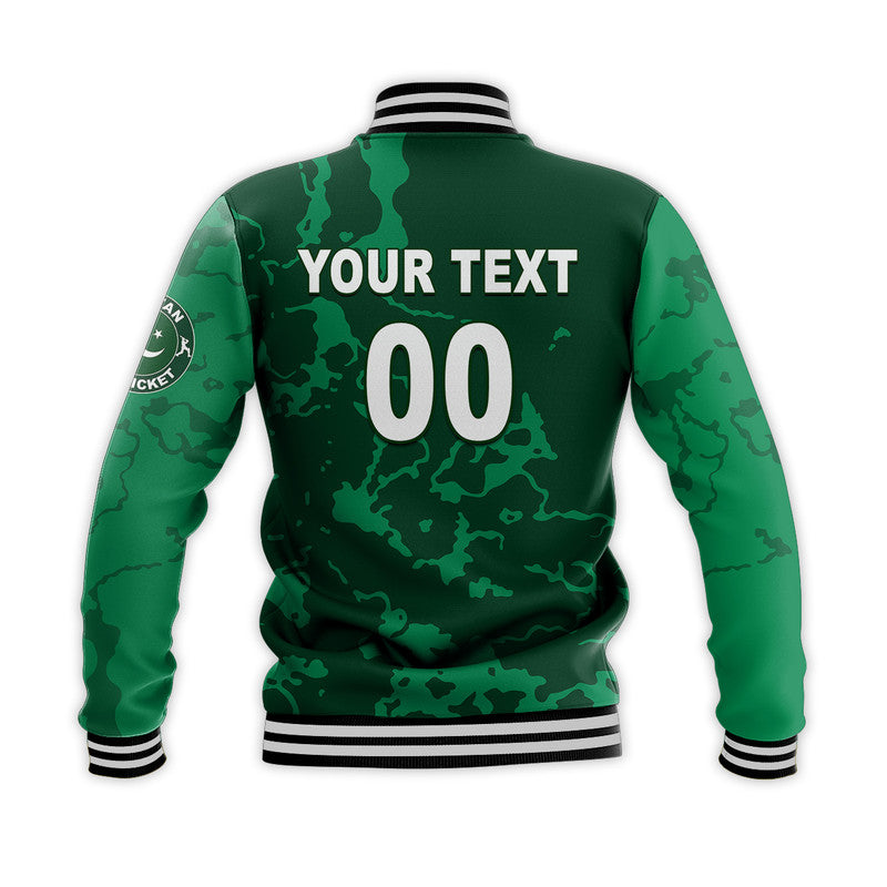 (Custom Personalised And Number) Pakistan Cricket Jersey Baseball Jacket LT6 - Wonder Print Shop