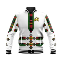 (Custom Personalised) Ethiopia Baseball Jacket Ethiopian Lion Of Judah Tibeb Vibes NO.1 Ver - Flag Style LT8 - Wonder Print Shop