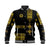 (Custom Personalised) Eritrea Baseball Jacket Fancy Simple Tibeb Style - Black LT8 - Wonder Print Shop