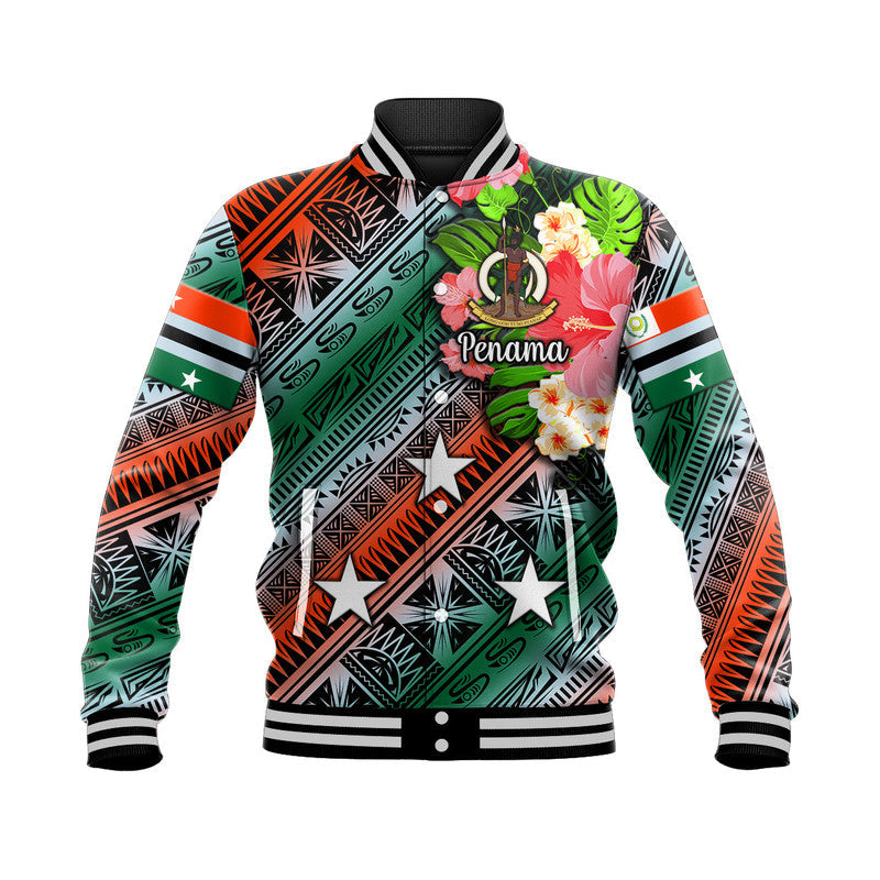 Vanuatu Penama Baseball Jacket Independence Be Proud LT8 - Wonder Print Shop