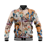 Civil Rights Leaders Baseball Jacket Color Painting Style LT8 - Wonder Print Shop