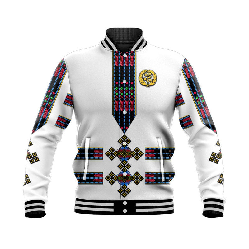 (Custom Personalised) Eritrea Baseball Jacket Fancy Tibeb Vibes NO.1 Ver - Flag Style LT8 - Wonder Print Shop
