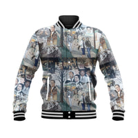 Civil Rights Leaders Baseball Jacket Color Painting Style NO.1 LT8 - Wonder Print Shop