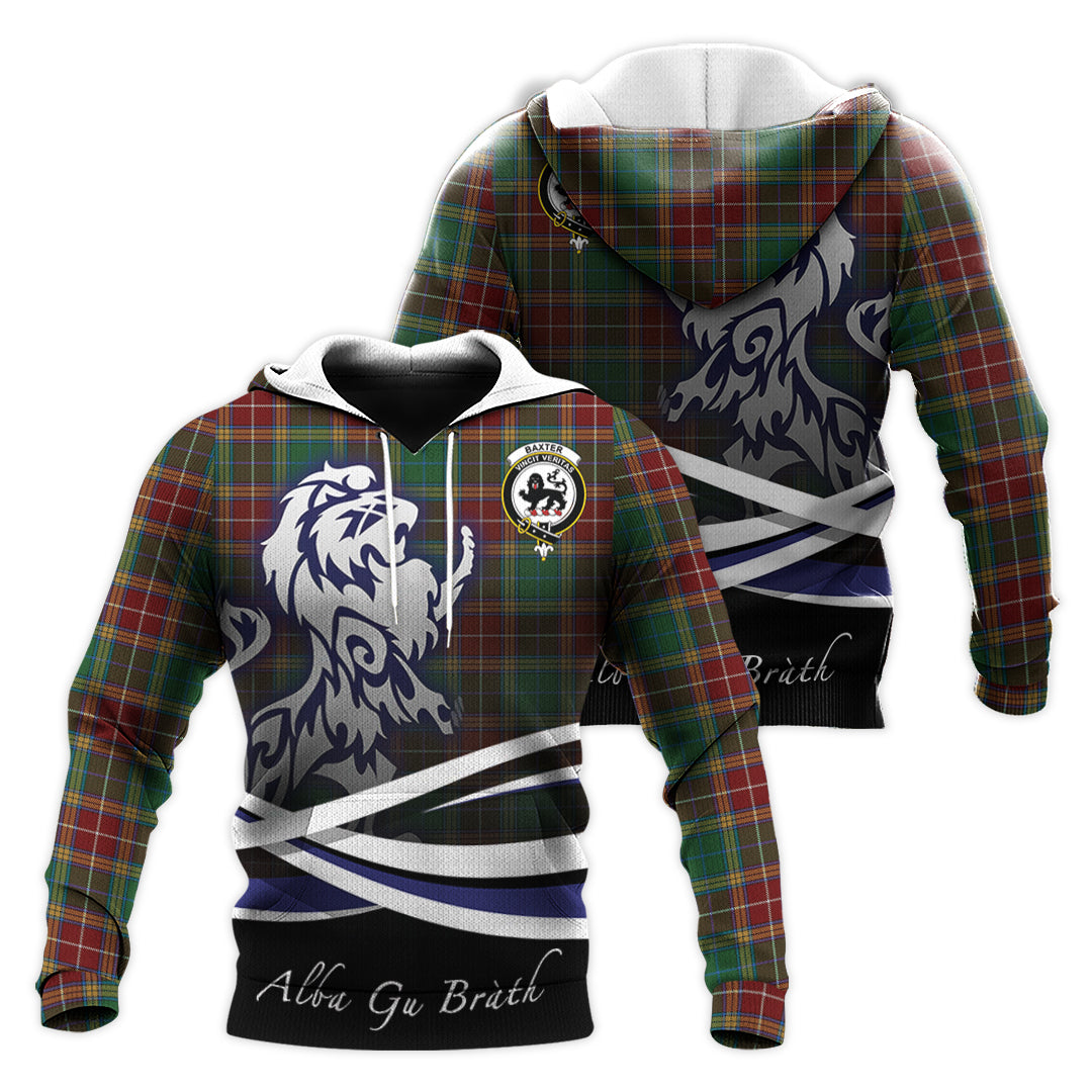 scottish-baxter-clan-crest-scotland-lion-tartan-hoodie