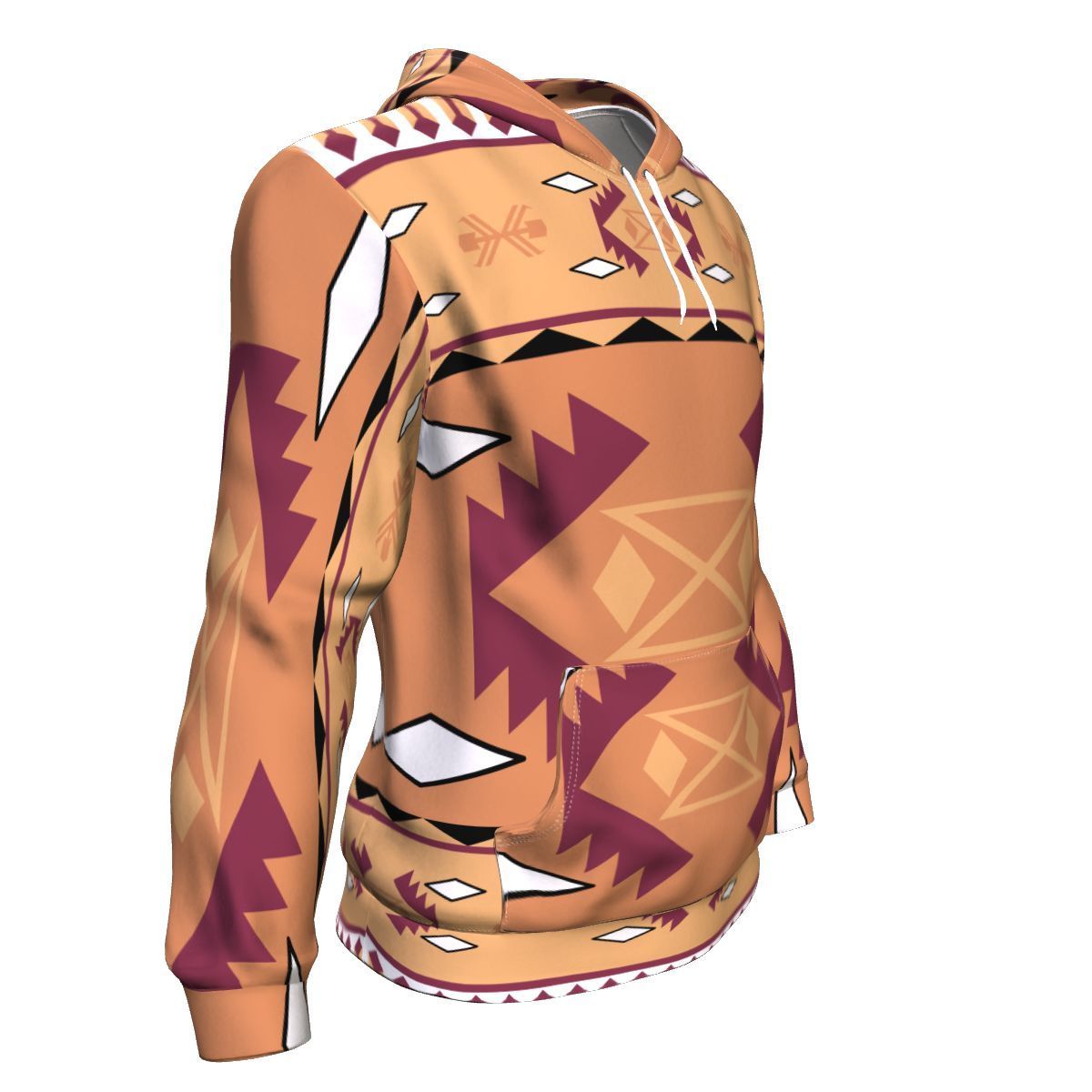 Pink Purple Tribal Pattern Native American All Over Hoodie LT10 - Wonder Print Shop
