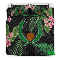 (Custom Personalised) Pohnpei Micronesia Bedding Set Tropical Flowers LT13 - Wonder Print Shop