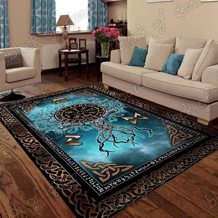 Viking Area Rug Yggdrasil Viking Rug RLT12 - Wonder Print Shop