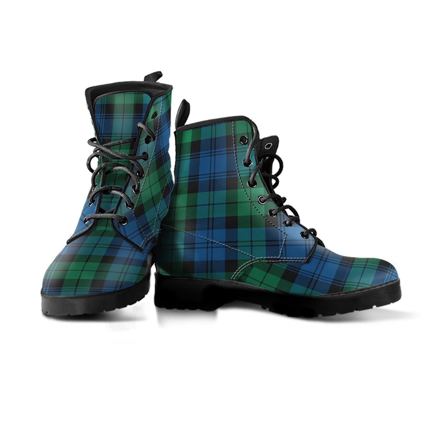 scottish-black-watch-ancient-clan-tartan-leather-boots