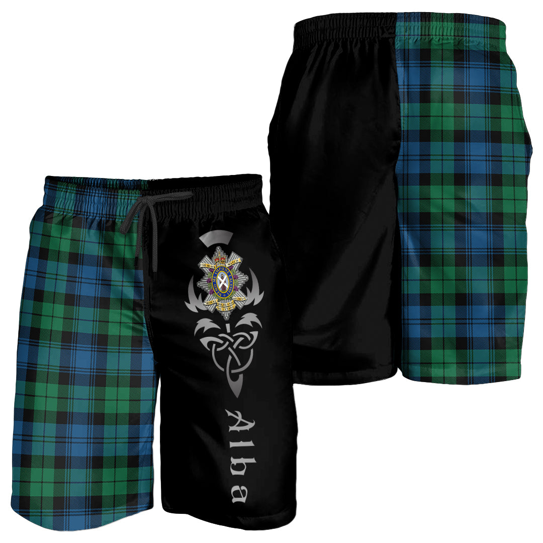scottish-black-watch-ancient-of-canada-clan-crest-alba-celtic-tartan-men-shorts