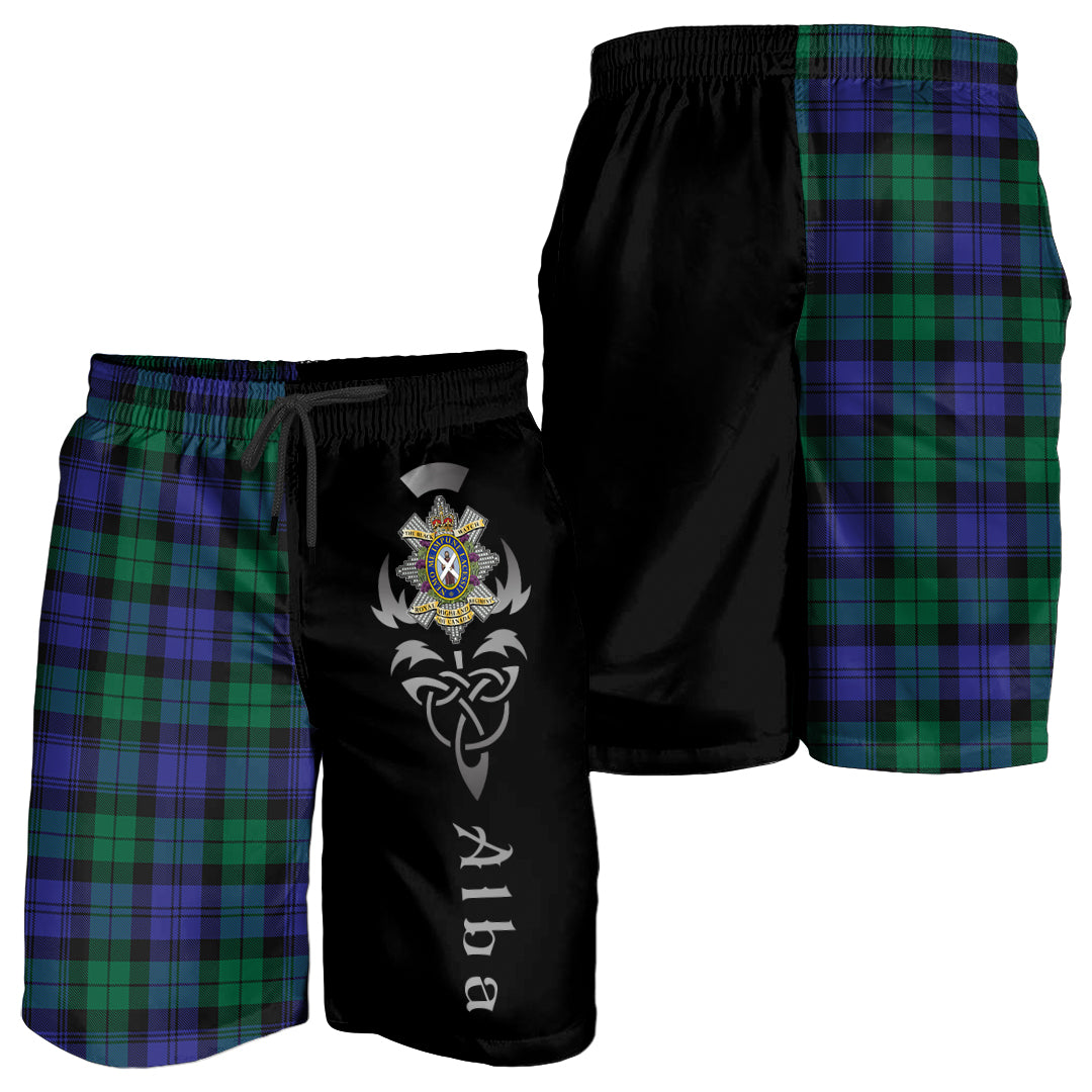 scottish-black-watch-modern-of-canada-clan-crest-alba-celtic-tartan-men-shorts