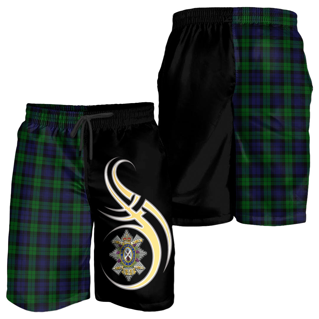 scottish-black-watch-of-canada-clan-crest-believe-in-me-tartan-men-shorts