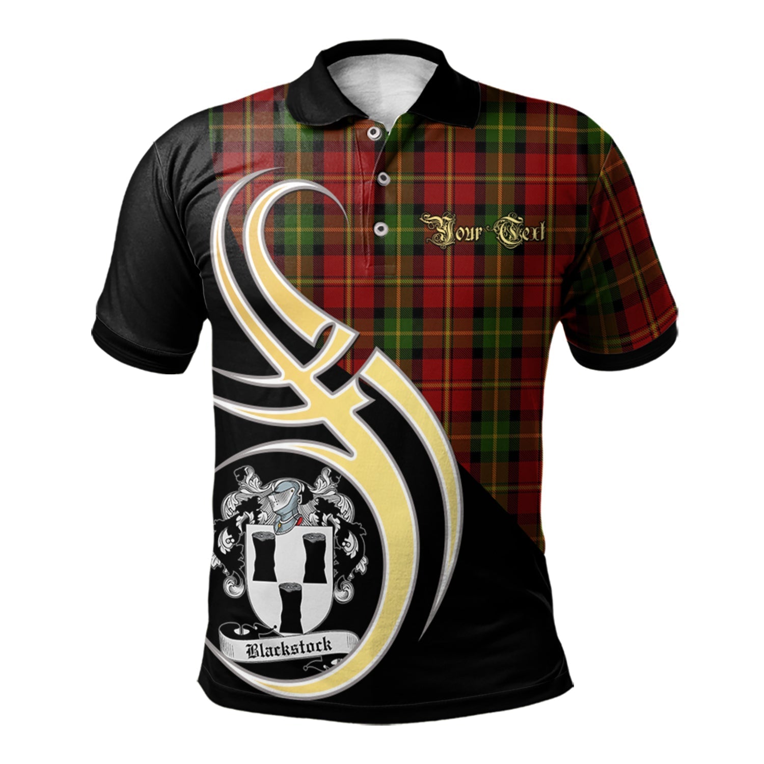 scotland-blackstock-red-dress-clan-crest-tartan-believe-in-me-polo-shirt