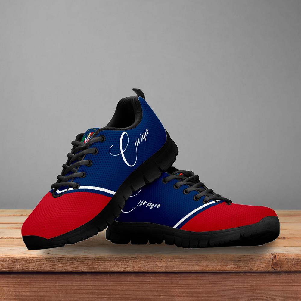 (Custom) Dominican Republic Sneakers Flag Personal Signature - Wonder Print Shop