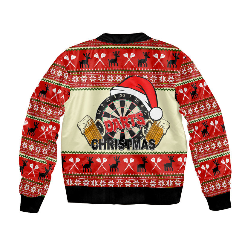 Darts And Beer For Christmas Bomber Jacket No.1 LT6 - Wonder Print Shop