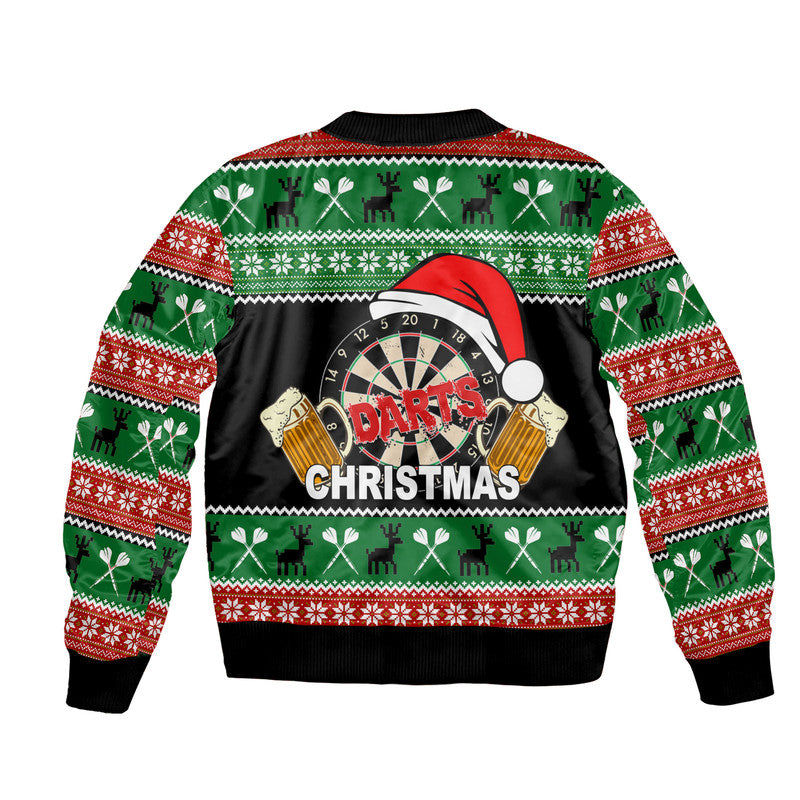 Darts And Beer For Christmas Bomber Jacket No.2 LT6 - Wonder Print Shop