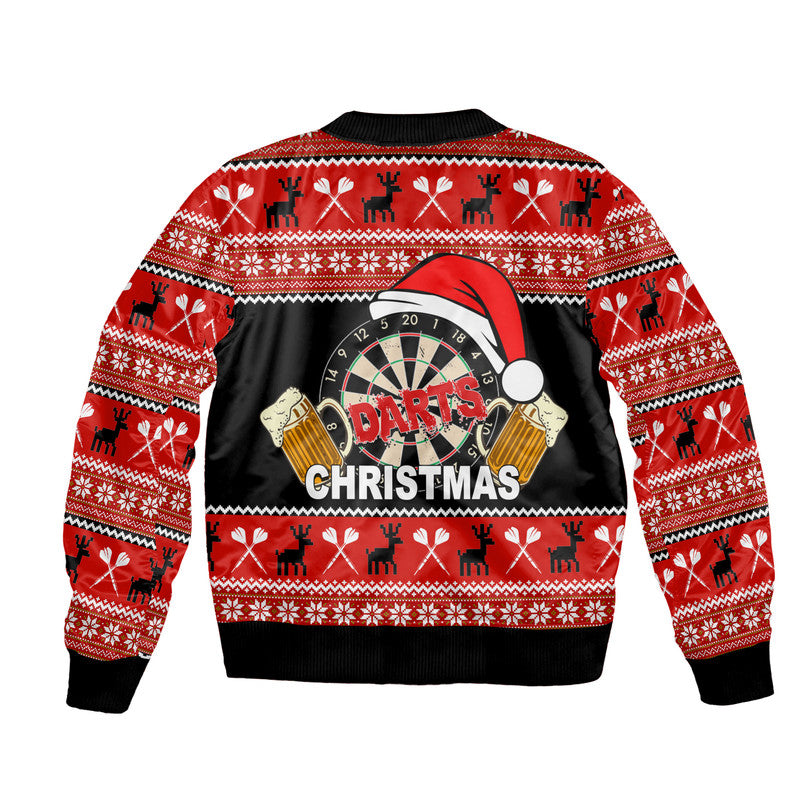 Darts And Beer For Christmas Bomber Jacket No.3 LT6 - Wonder Print Shop