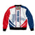 (Custom Personalised) Dominican Republic Bomber Jacket Simple Vibe LT6 - Wonder Print Shop