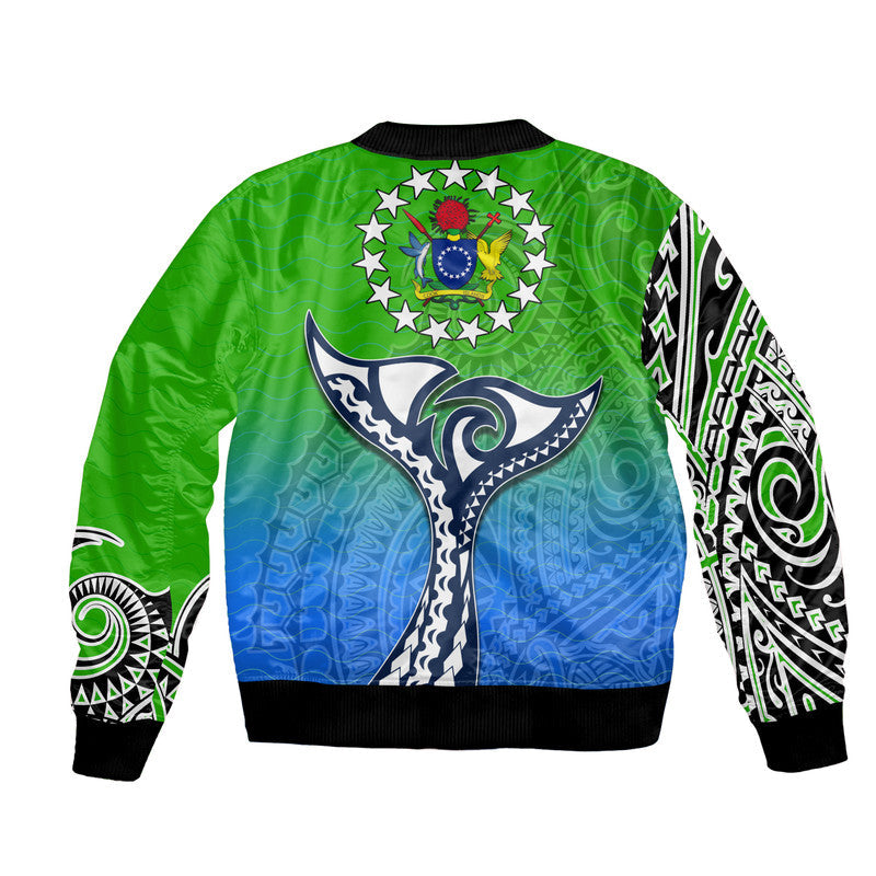 Cook Islands Mitiaro Polynesian Bomber Jacket LT6 - Wonder Print Shop