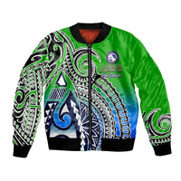 Cook Islands Mitiaro Polynesian Bomber Jacket LT6 - Wonder Print Shop