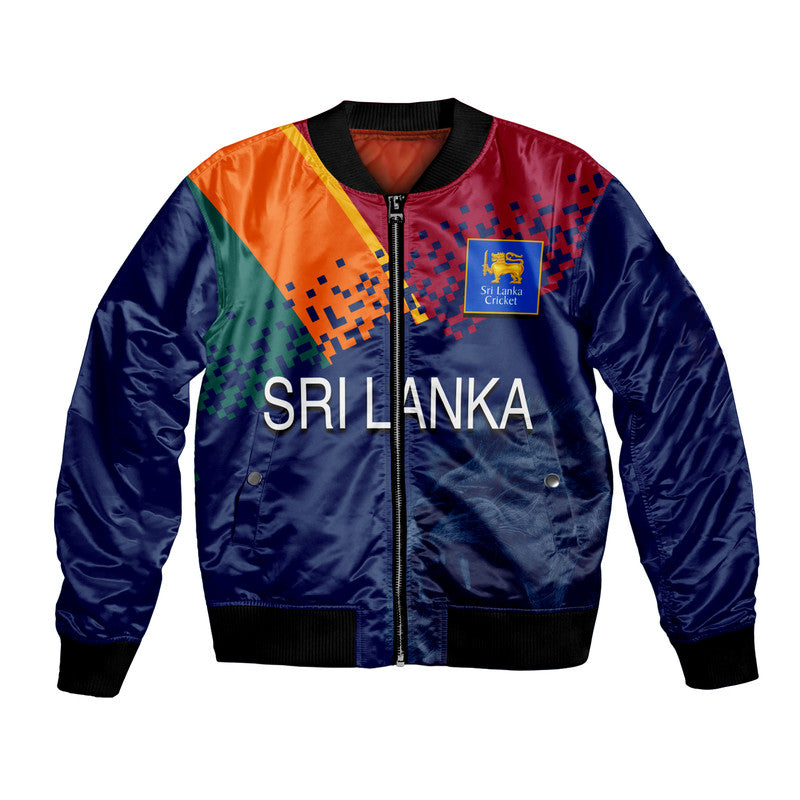 (Custom Personalised And Number) Sri Lanka Cricket Jersey Bomber Jacket LT6 - Wonder Print Shop