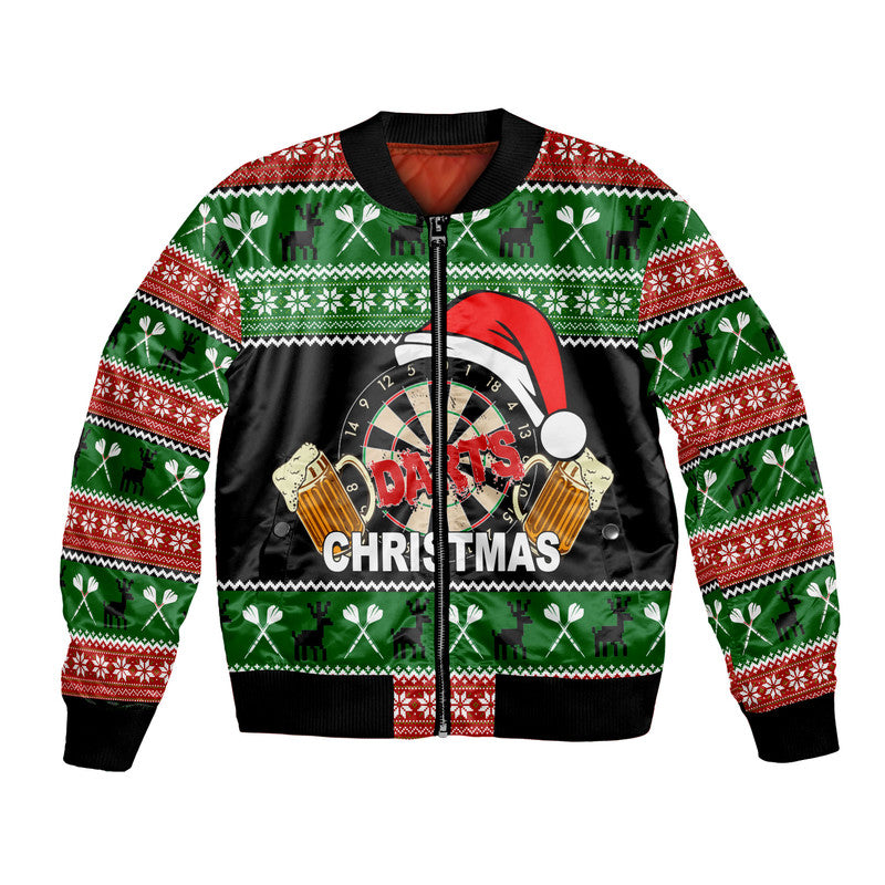 Darts And Beer For Christmas Bomber Jacket No.2 LT6 - Wonder Print Shop
