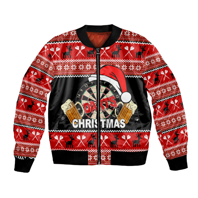Darts And Beer For Christmas Bomber Jacket No.3 LT6 - Wonder Print Shop