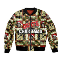 Darts Christmas Patterns Bomber Jacket No.1 LT6 - Wonder Print Shop