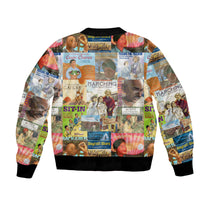 Civil Rights Movement Bomber Jacket Painting Book Vibes LT8 - Wonder Print Shop