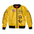 (Custom Personalised) Buffalo Soldiers Motorcycle Club BSMC Bomber Jacket Original Style - Gold LT8 - Wonder Print Shop