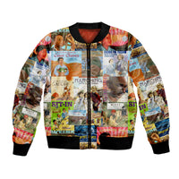 Civil Rights Movement Bomber Jacket Painting Book Vibes LT8 - Wonder Print Shop