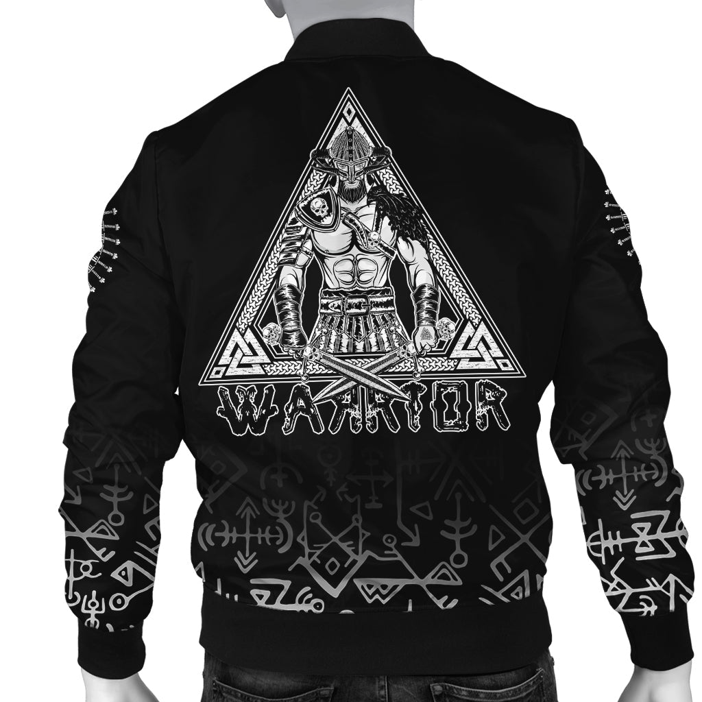Custom Viking Warrior Bomber Jacket - Celtic Tree RLT12 - Wonder Print Shop