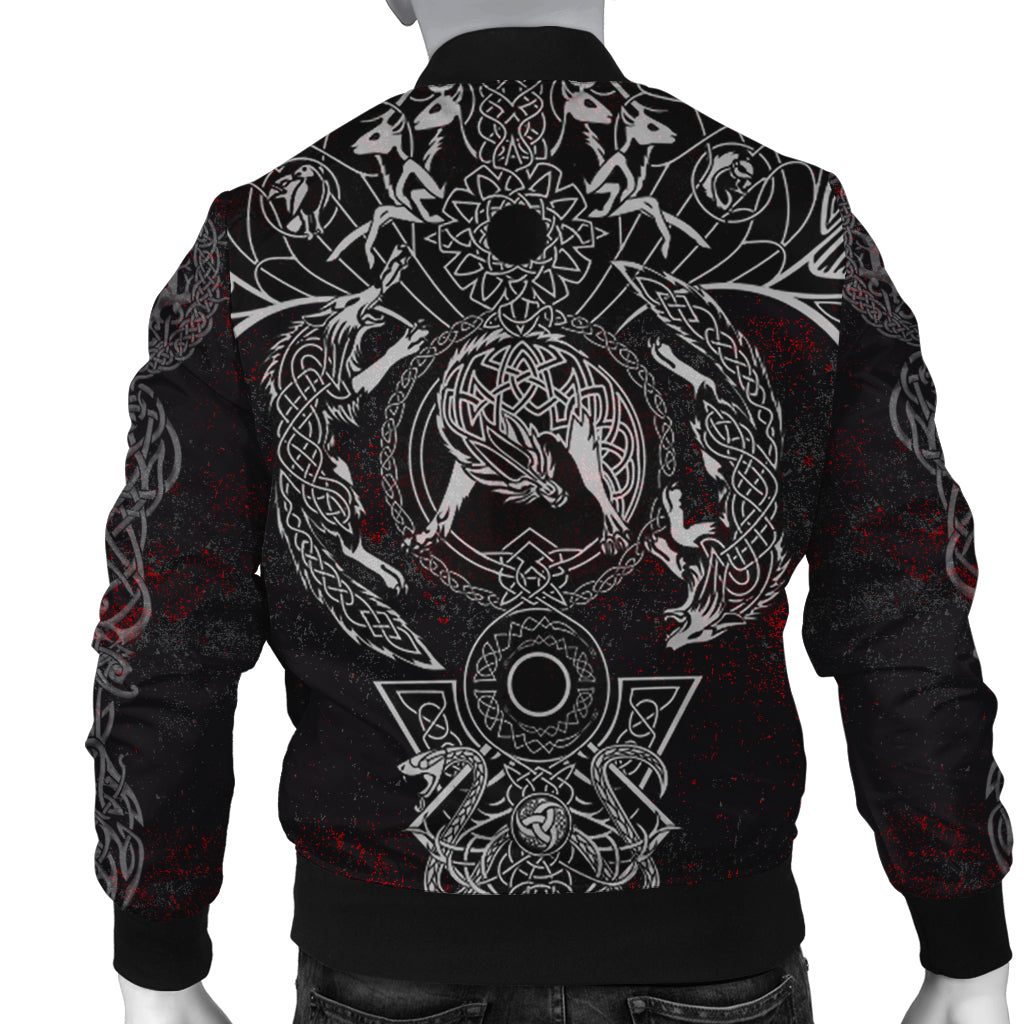 Viking Bomber Jacket Fenrir Art RLT12 - Wonder Print Shop