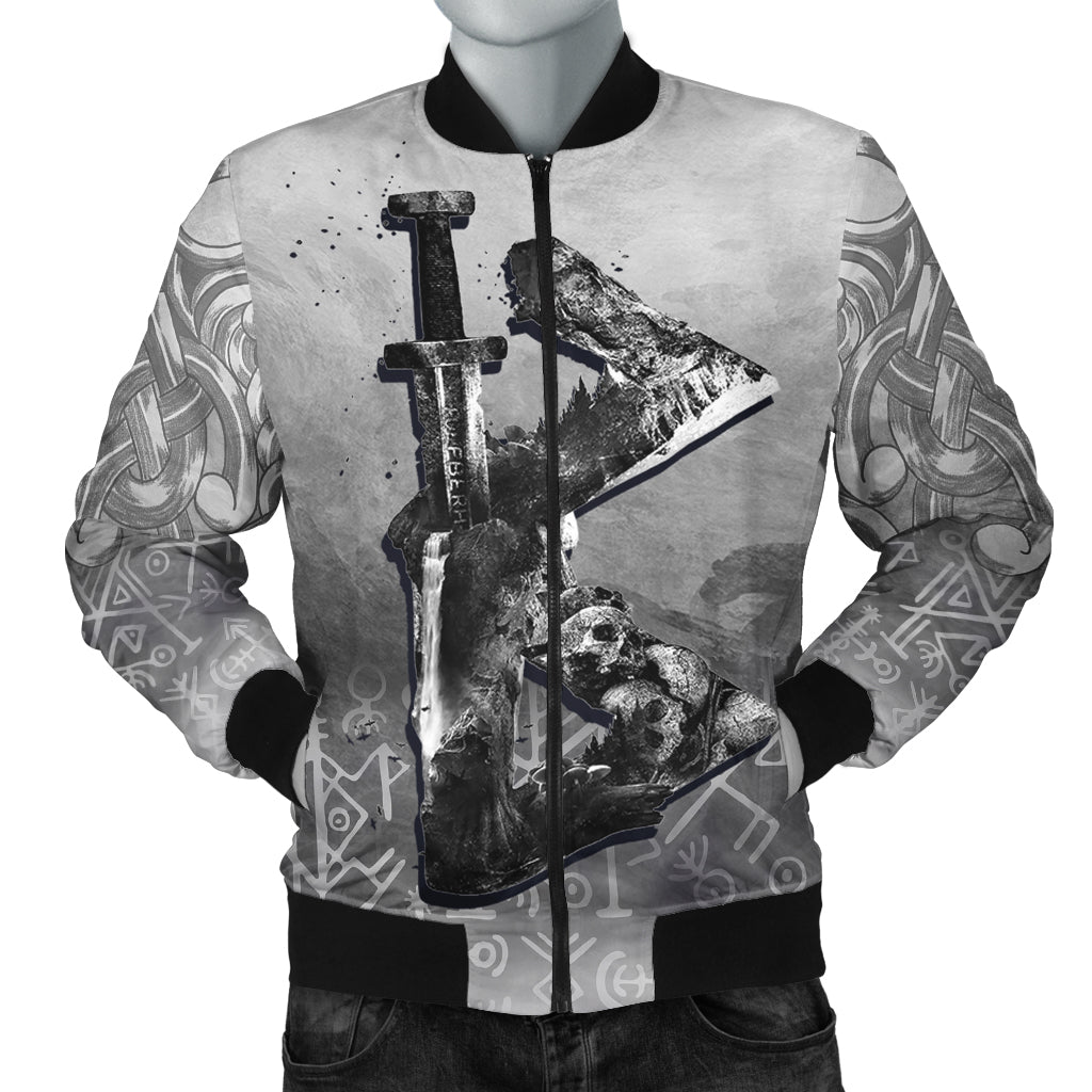 Viking Bomber Jacket Berkana Rune RLT12 - Wonder Print Shop