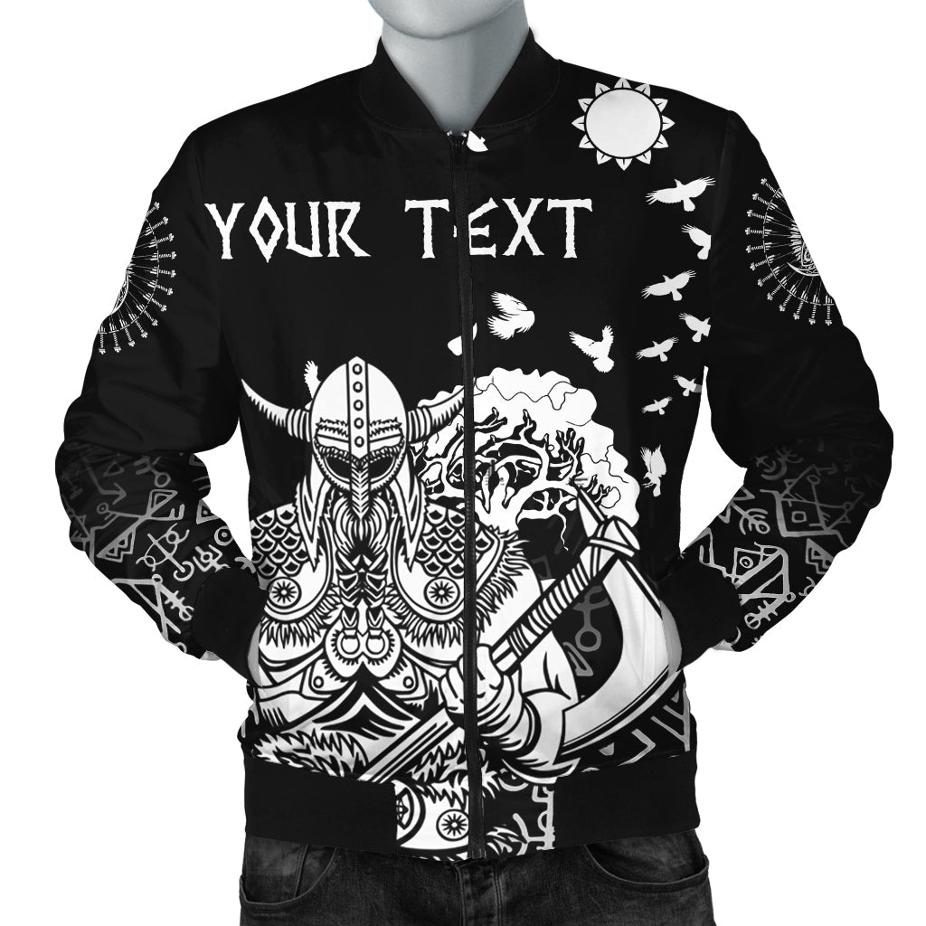 Custom Viking Warrior Bomber Jacket - Celtic Tree RLT12 - Wonder Print Shop