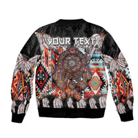 (Custom Personalised) Native American Bomber Jacket Native Patterns Dreamcatcher LT6 - Wonder Print Shop