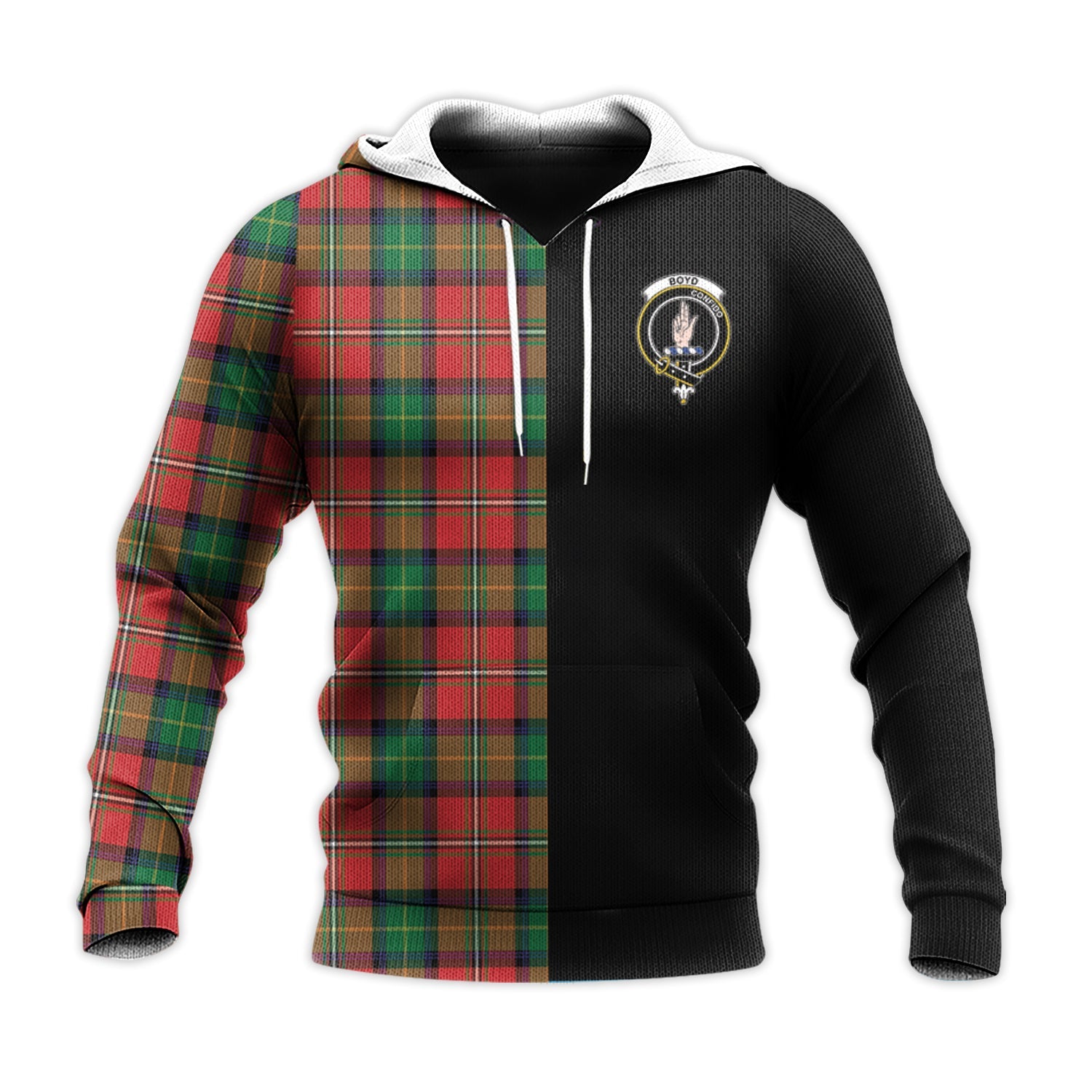 scottish-boyd-modern-clan-crest-tartan-personalize-half-hoodie