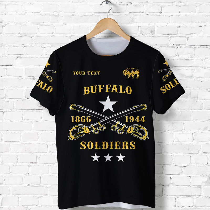 custom-personalised-buffalo-soldiers-t-shirt-african-american-military-simple-style-black