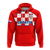 Custom Croatia Hoodie Football 2022 Checkerboard LT12