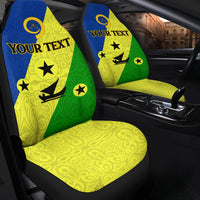 (Custom Personalised) Vanuatu Malampa Province - Car Seat Covers - Flag Style LT12 - Wonder Print Shop