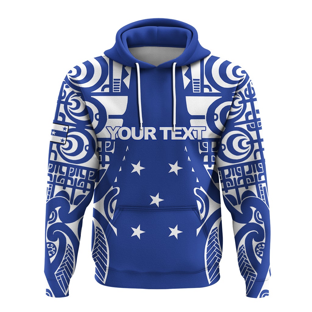 Custom Gambier Islands Tribal Tattoo Hoodie LT12 - Wonder Print Shop