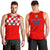 (Custom Personalised) Croatia Football 2022 Checkerboard Men Tank Top - LT12