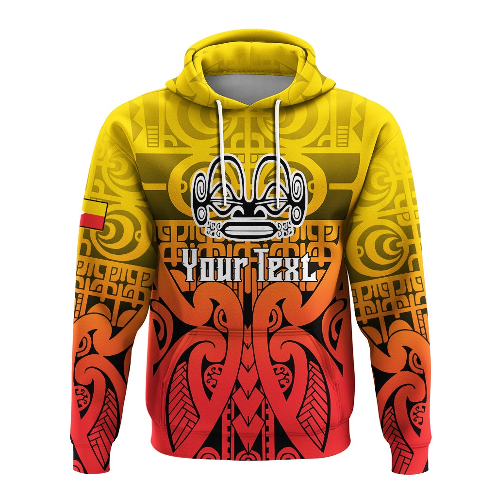 Custom Marquesas Islands Marquesan Tattoo Hoodie LT12 - Wonder Print Shop