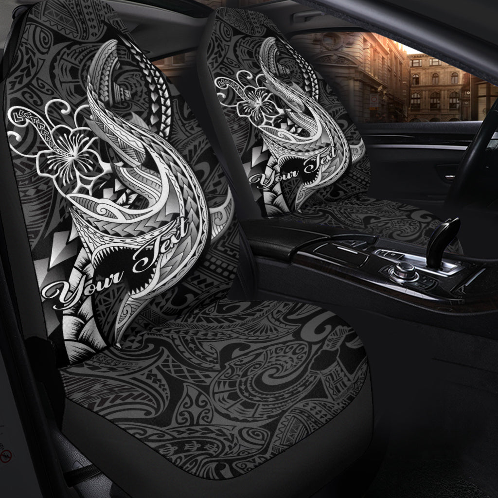 Custom Personalised Polynesian Shark Tattoo Hawaii Tribal Car Seat Covers - LT12 - Wonder Print Shop